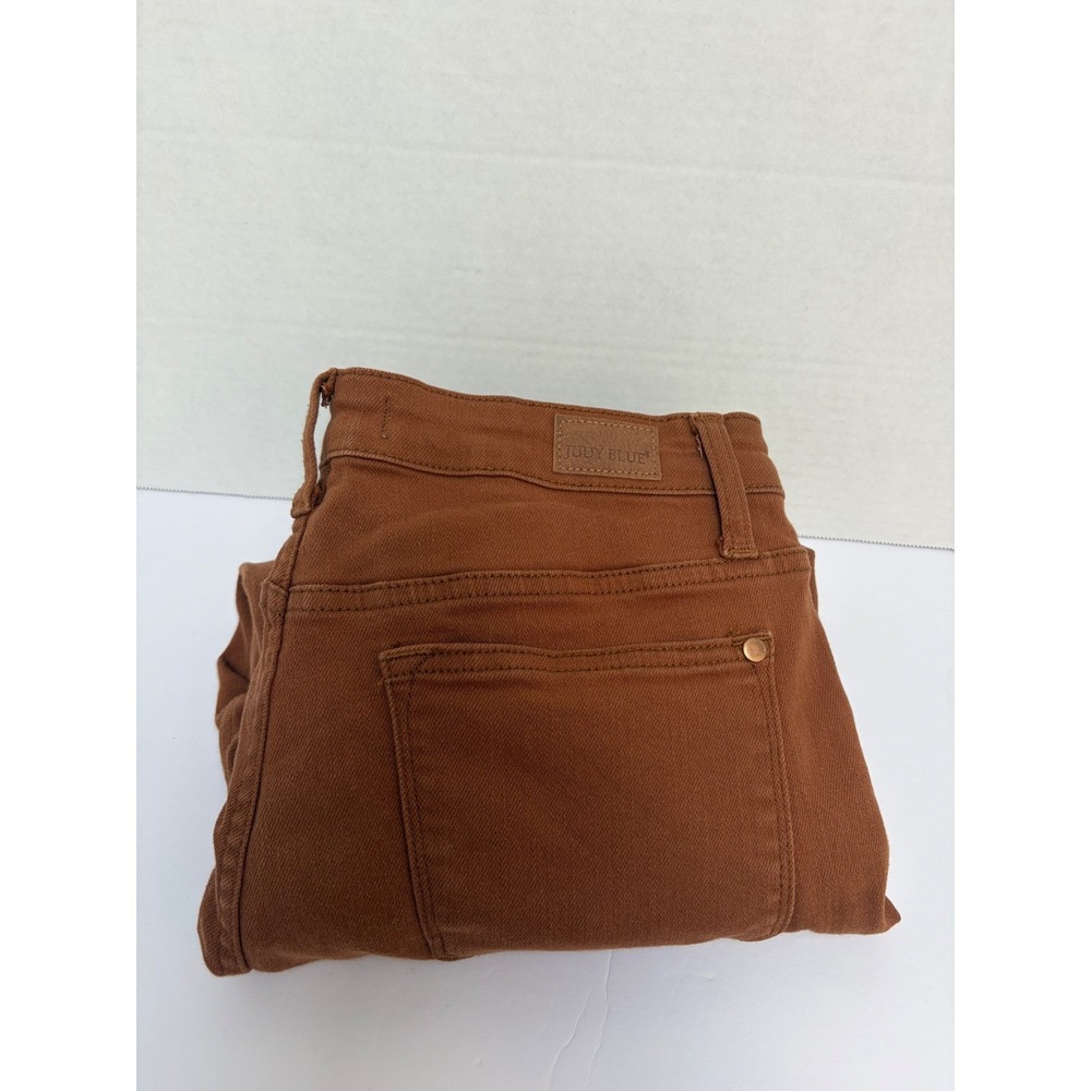 Judy Blue Rust Brown Denim Jeans Hi-Rise Slim Fit Size 9/29 Style #88105